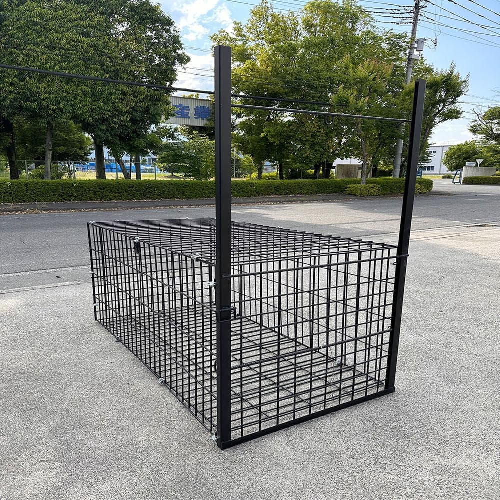 イノシシ・シカ用の箱罠ビッグ 片扉 200x100x100cm（福山営業所止め）