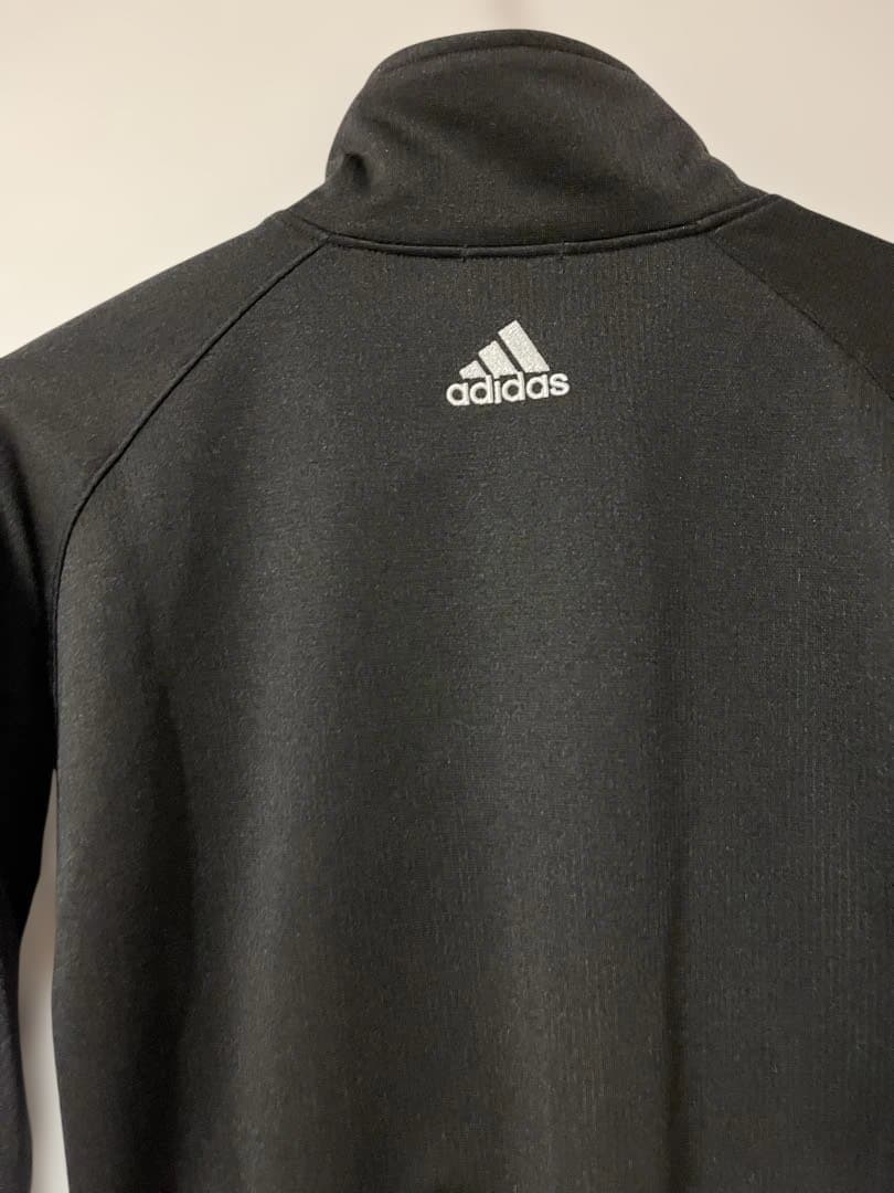 adidas ジャージ上（O）下（Ｌ）サイズ違いセット ブラック/ホワイト