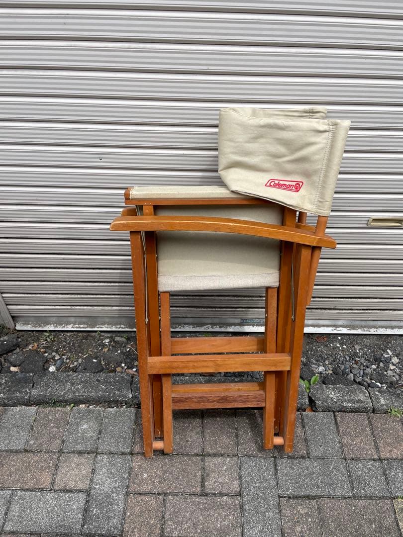 コールマンウッドチェアー　Coleman ビンテージ
