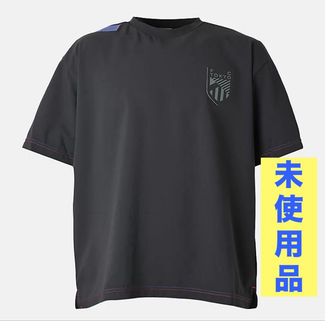 【未使用品】FC東京×ニューバランスブラックアウトショートスリーブTシャツ　Ｌ