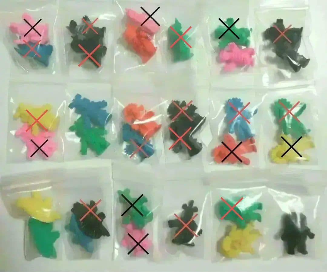 画像６枚★コレクション含　ウルトラマン怪獣消しゴム　ポピー７期前半　※バラ売り可