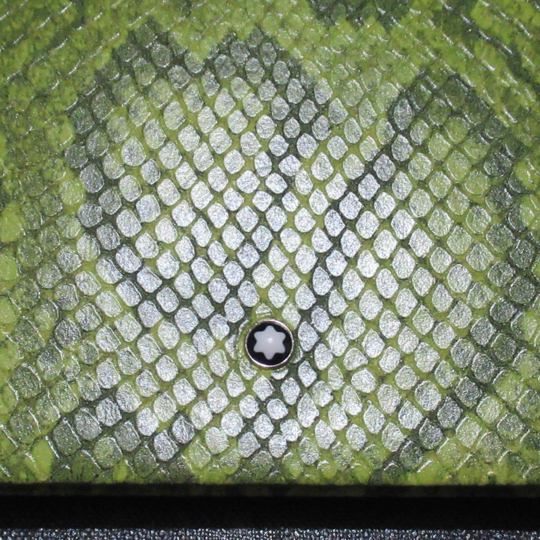 モンブラン ノート 146 パイソン グリーン