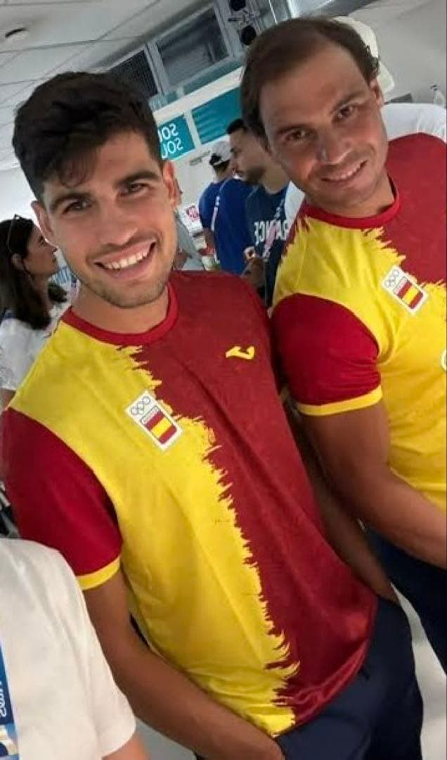 【激レア】アルカラス　ナダル　パリオリンピック　スペイン代表 テニスウェア