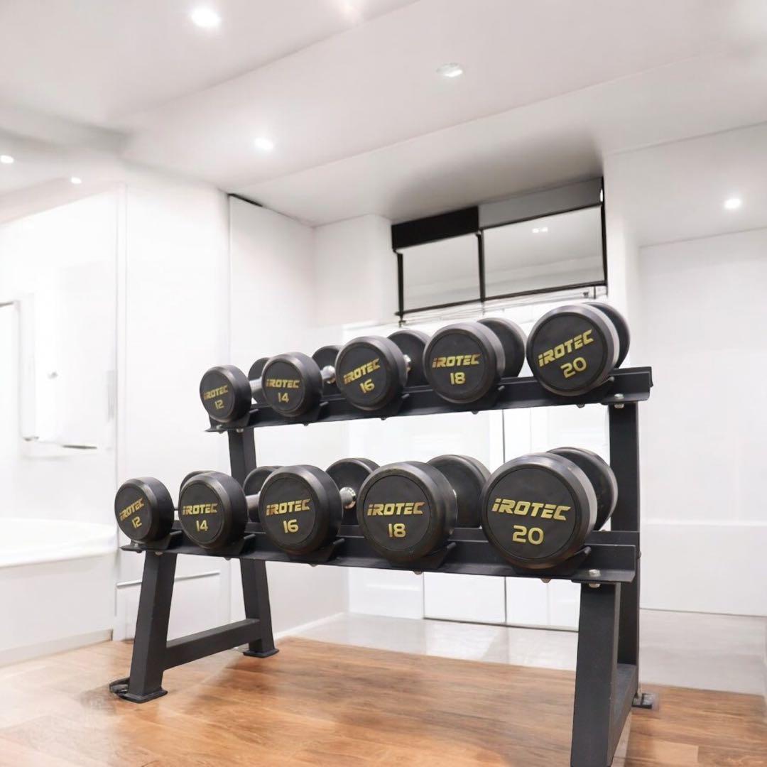 アイロテックダンベル、ラックセット