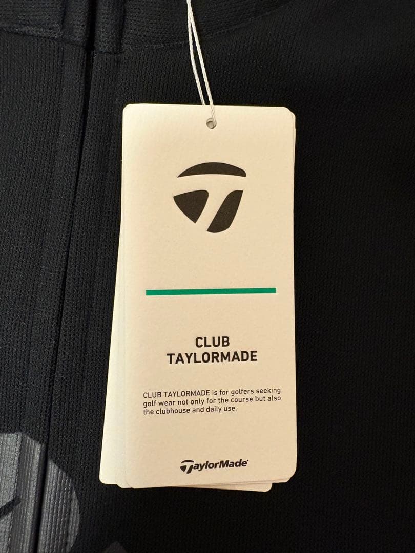 【新品未使用】TaylorMade ブラック ジャケット Mサイズ　トレーナー