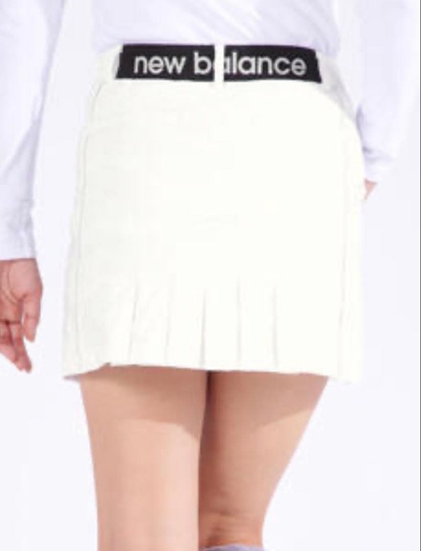 新品未開封　ニューバランスゴルフ　スカート　中綿　ダウン　白　１ M