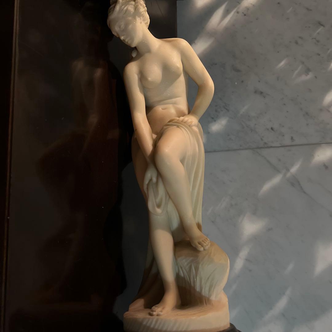 クラシック女性像 マーブル彫刻 約30cm