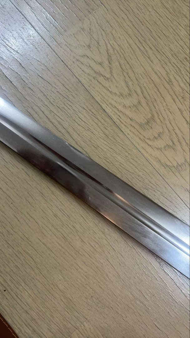 片手用西洋剣 茶色 全長 100cm 刃長 80cm 十字軍剣模造 武具 日本刀