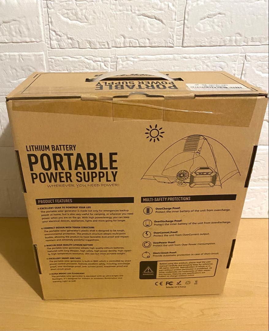 【未使用品】DinoFire ポータブルバッテリー キャンプ 車中泊