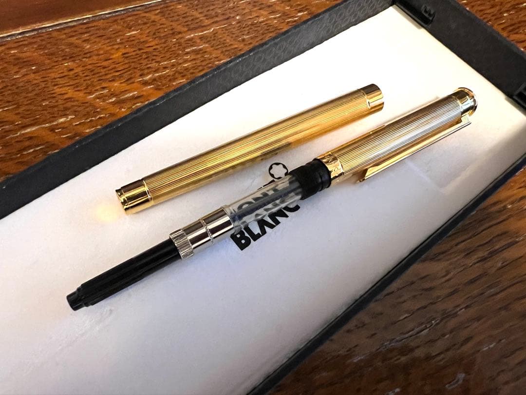 MONTBLANC 万年筆 ノブレス ゴールドプレート F (旧型)