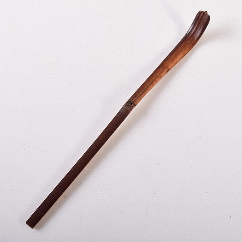 茶道具　裏千家十四代淡々斎作　茶杓　銘「養老」　共筒共箱二重箱　M　R7963