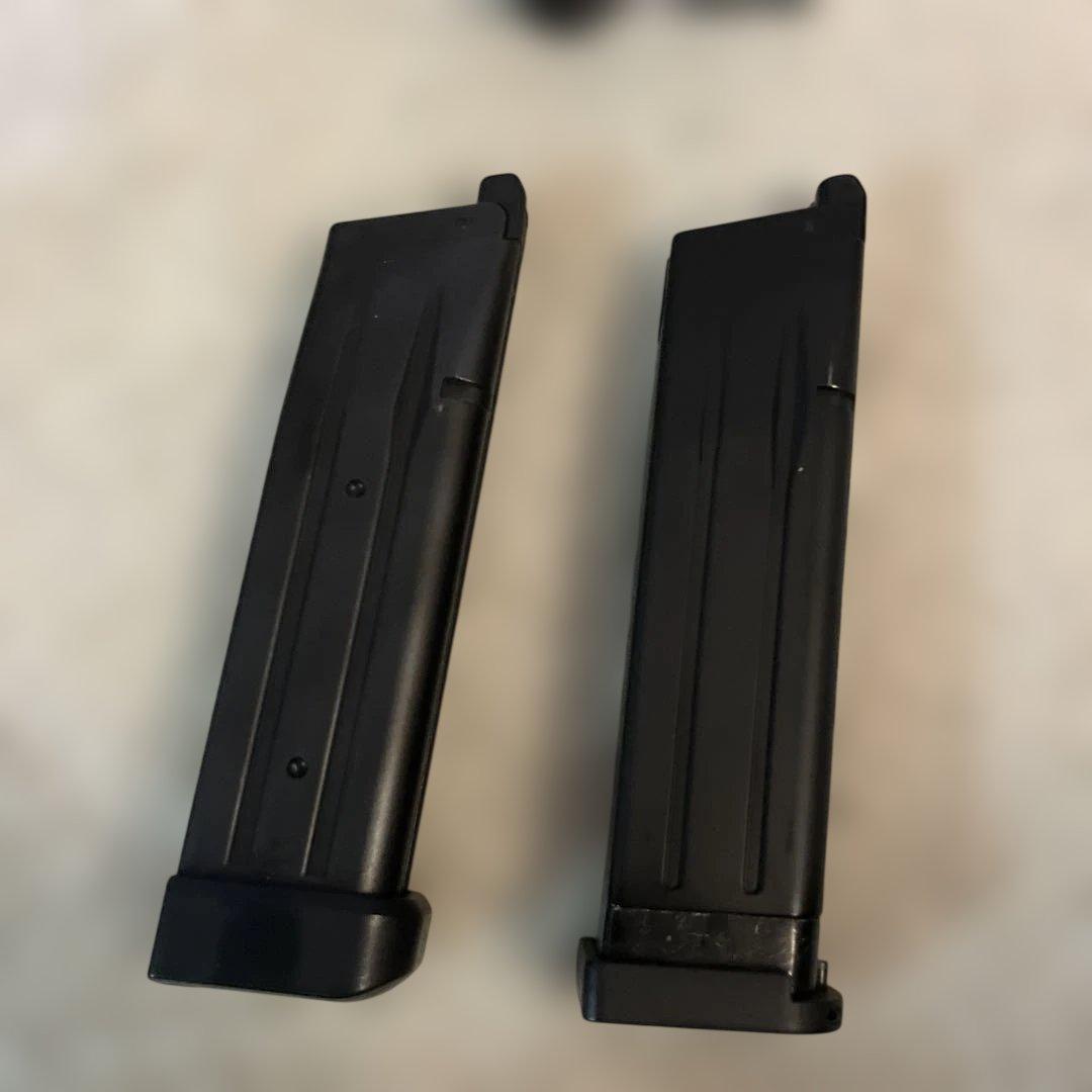 な*。様 東京マルイマガジン1本ガスガンスライド　フレームセットブラック 純正マ