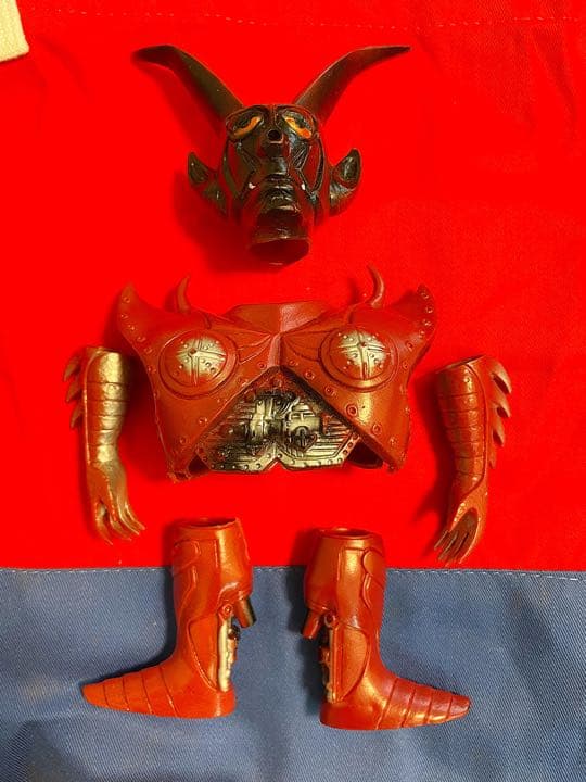 【当時物】キングワルダー1世 怪人セット　サタンキング