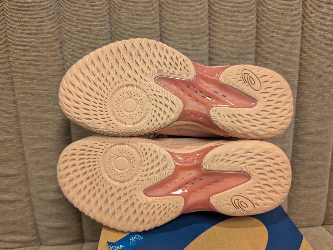 asics GLIDE NOVA FF 4 25.0cm ピンク/ホワイト