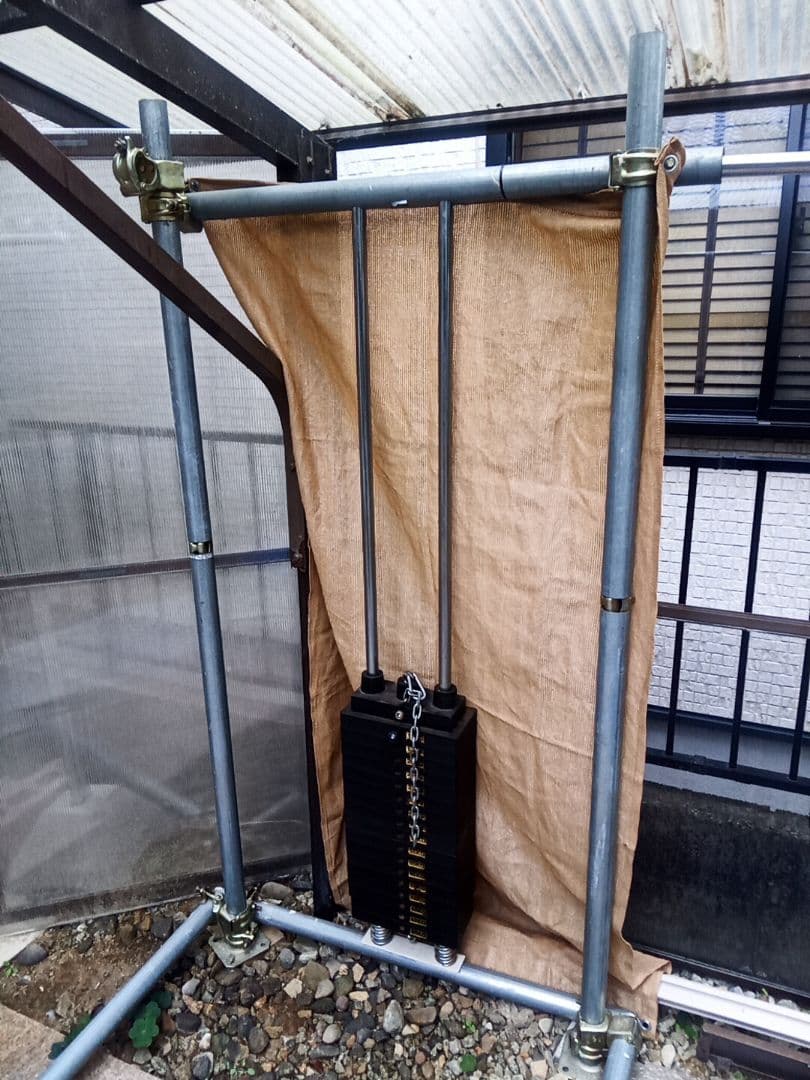 ウェイトスタック　重量計100kg　ラットプルバー　引渡限定