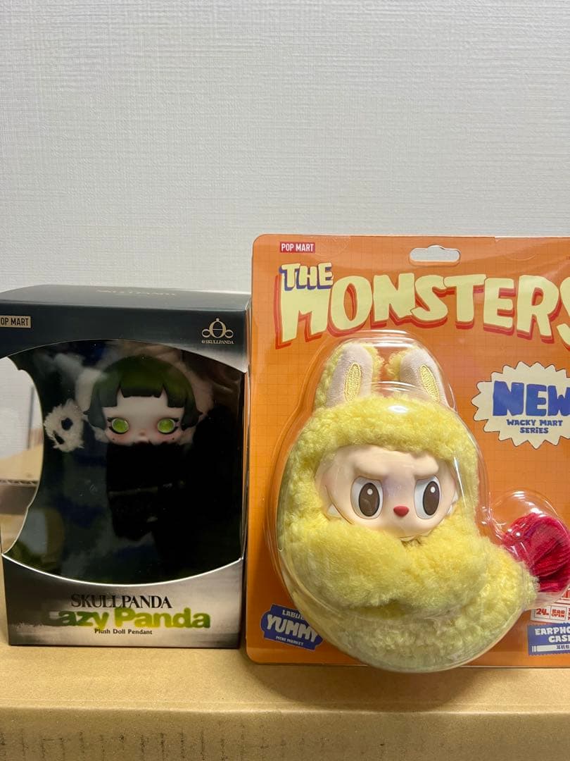 Skull Panda Lazy & The Monsters ぬいぐるみ