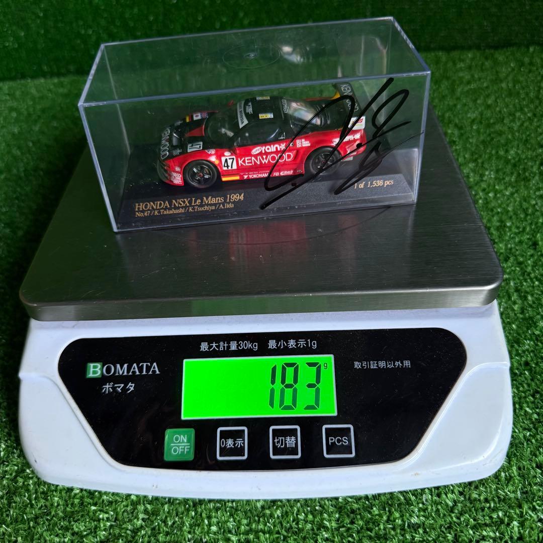 a 118-1】ホンダNSX Le Mans 1994 #47/直筆サイン入り