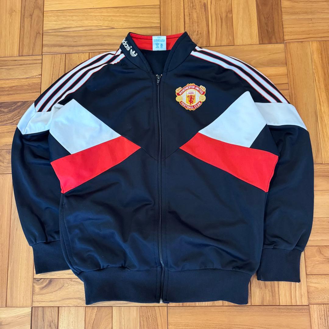 80sマンチェスターユナイテッドイングランド製トラックジャケットジャージ