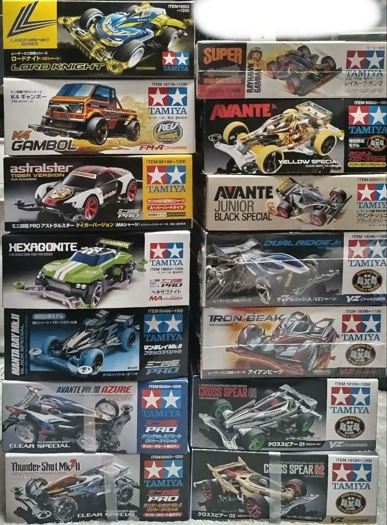 タミヤ ミニ四駆　14台セット
