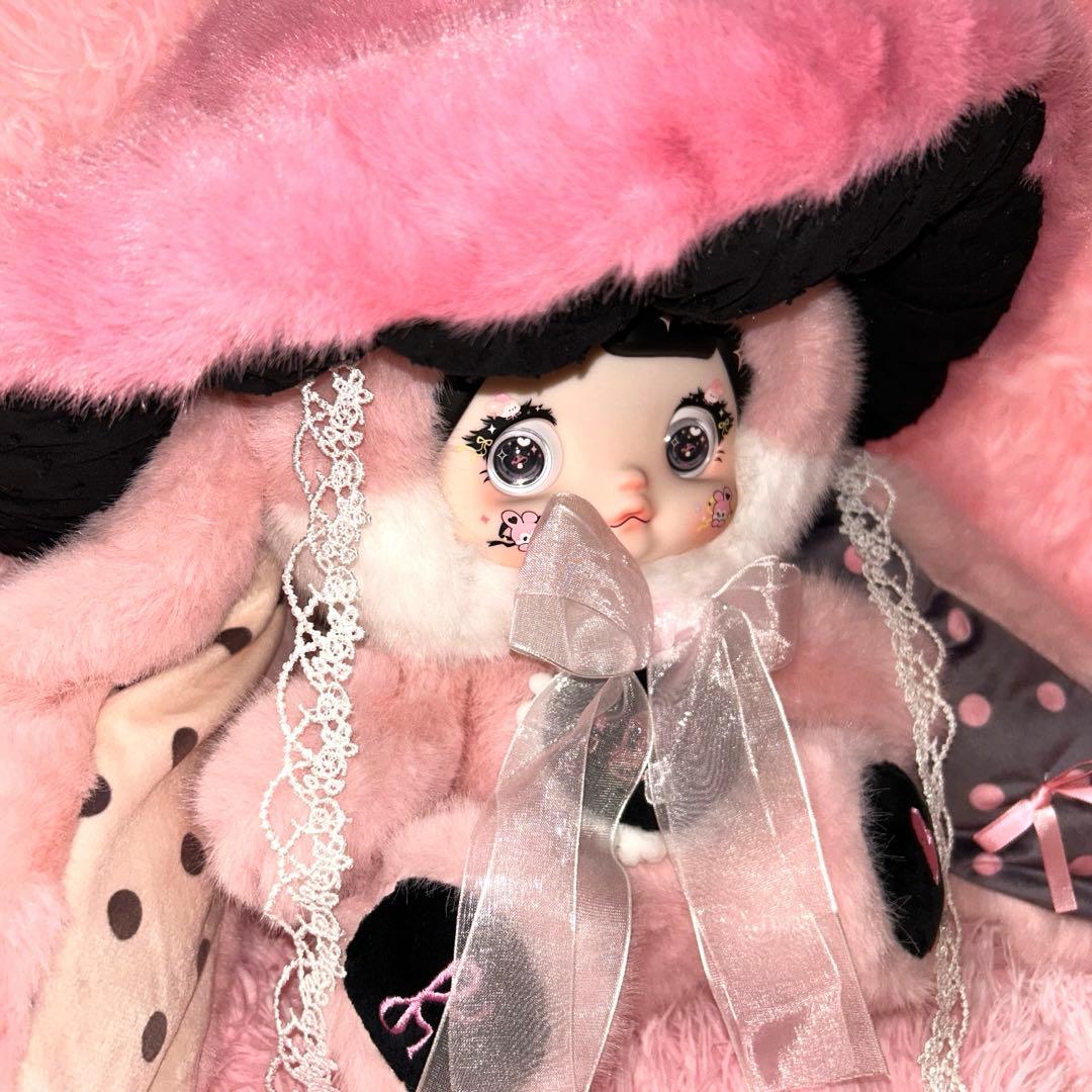 【Nommi】森のきのこ ピンク400% マッシュルームキャップ