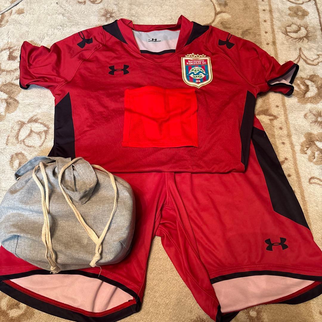 松本国際 サッカー 公式戦 ユニフォーム フルセット