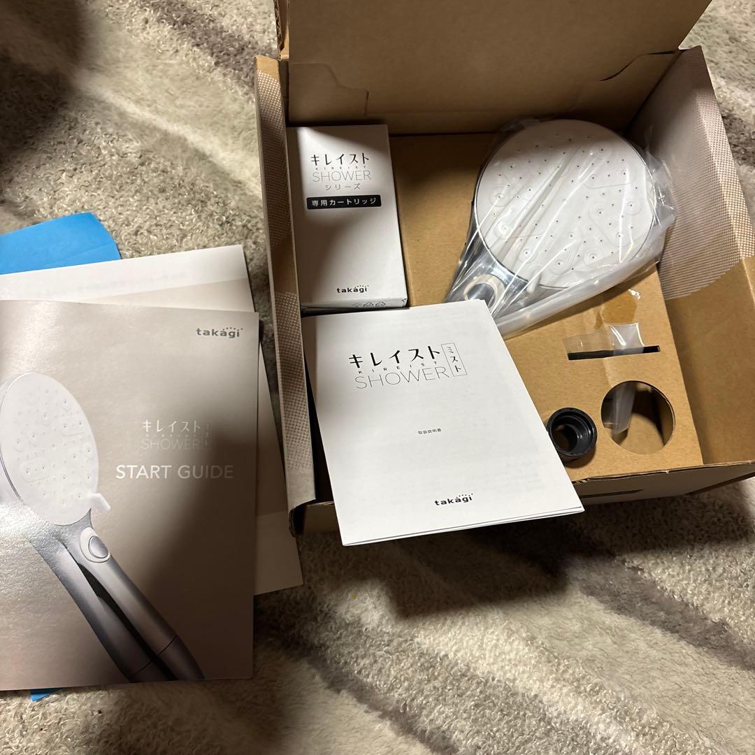 【新品未開封】タカギ シャワーヘッド　JS470MWH　キレイストシャワーミスト