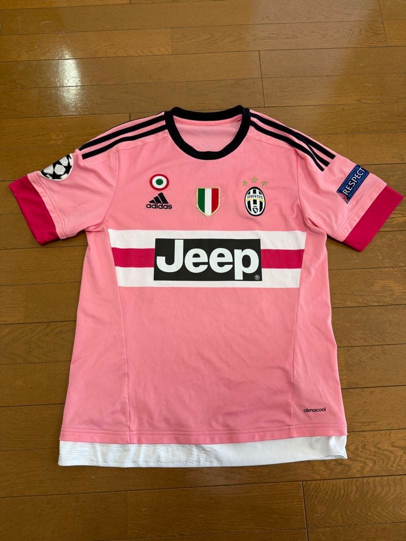 公式ユニフォーム ユベントス ディバラ 15-16 アウェイ CL パッチ全部入