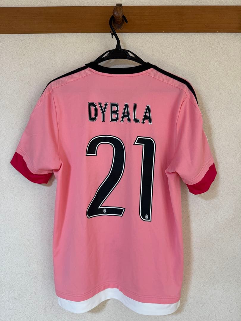 公式ユニフォーム ユベントス ディバラ 15-16 アウェイ CL パッチ全部入