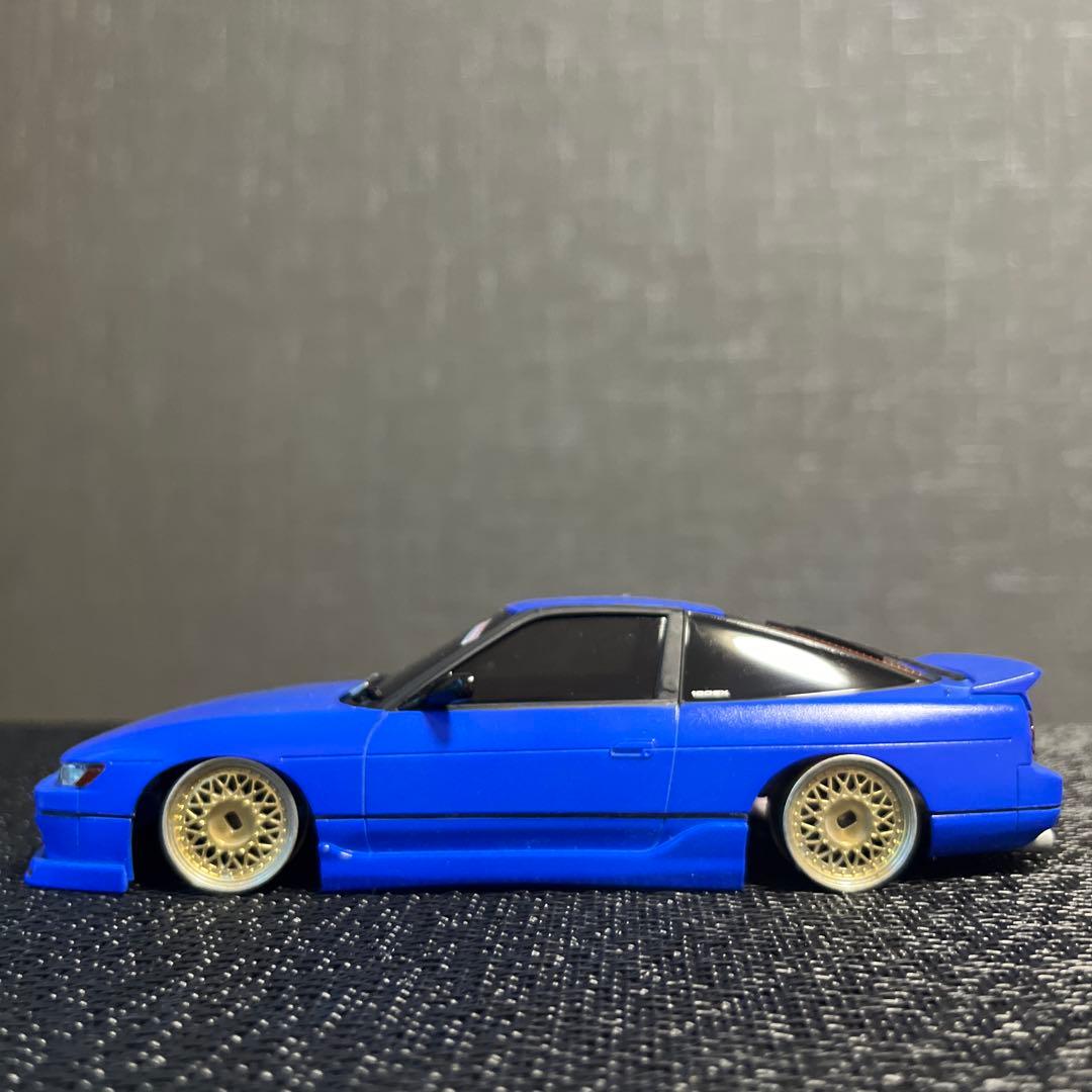 ミニッツ　シルエイティ　コバルトブルー　フルエアロ　3連プロジェクター