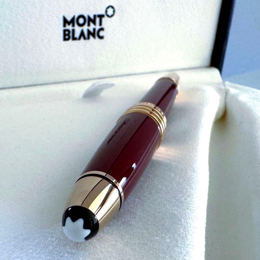 新品 モンブラン 万年筆 JFK ゴールド バーガンディ レッド