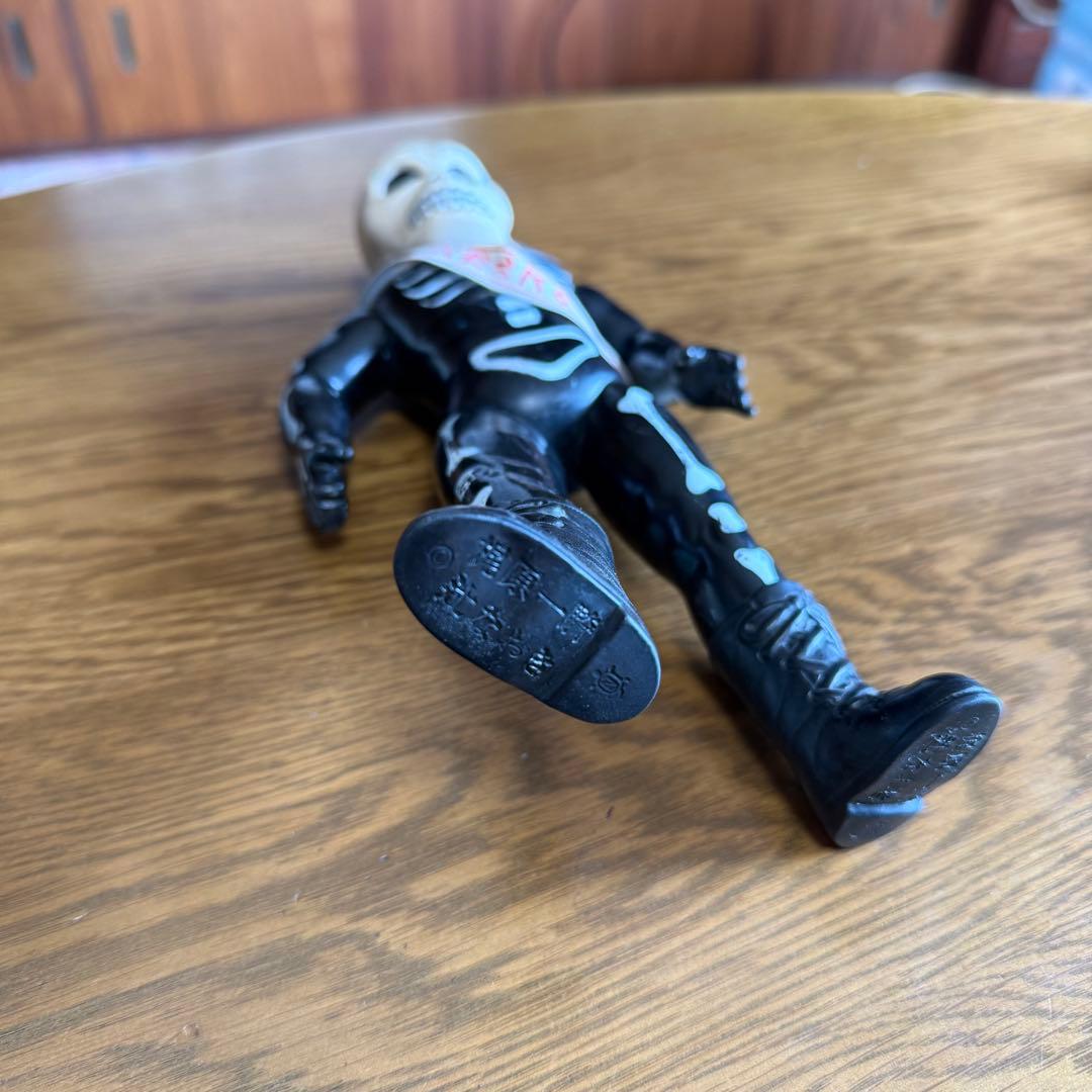 【当時物】 ザ・スカルスター ソフビ 中島製作所 辻なおき 梶原一騎 レアもの