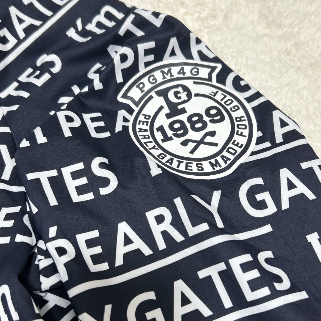 PEARLY GATES パーリーゲイツ ロゴ総柄 ゴルフジャケット ブルゾン