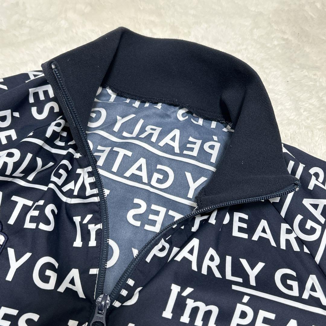 PEARLY GATES パーリーゲイツ ロゴ総柄 ゴルフジャケット ブルゾン