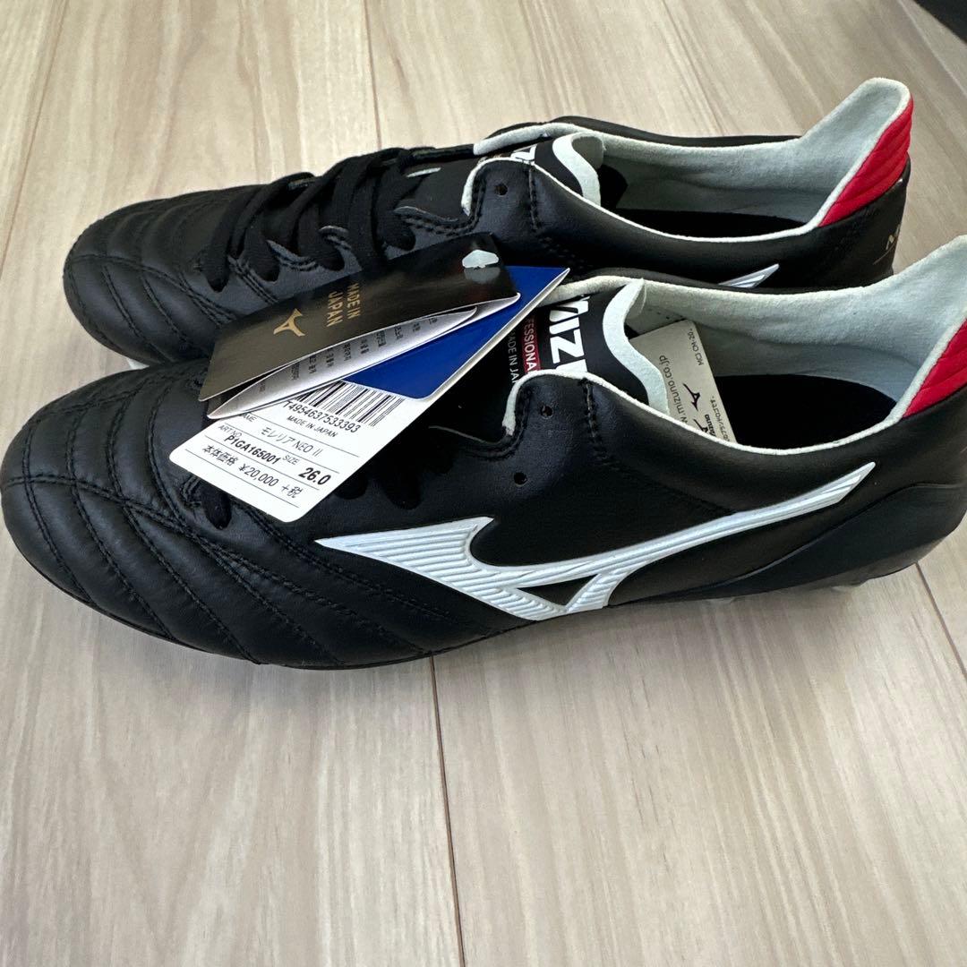 モレリアネオ2 新品タグ付　黒　26.0