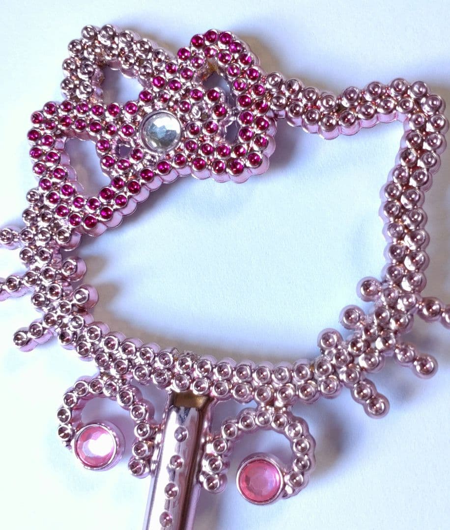 ハローキティ 杖 ステッキ キラキラ ラインストーン ピンク 平成レトロ