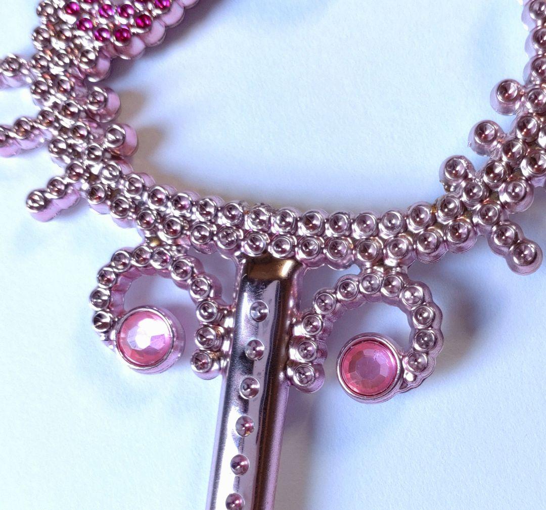 ハローキティ 杖 ステッキ キラキラ ラインストーン ピンク 平成レトロ