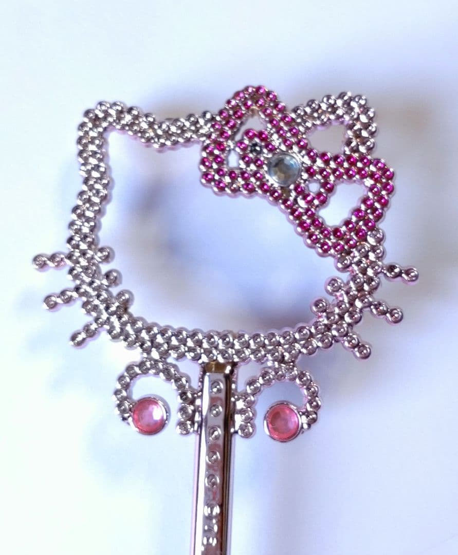 ハローキティ 杖 ステッキ キラキラ ラインストーン ピンク 平成レトロ