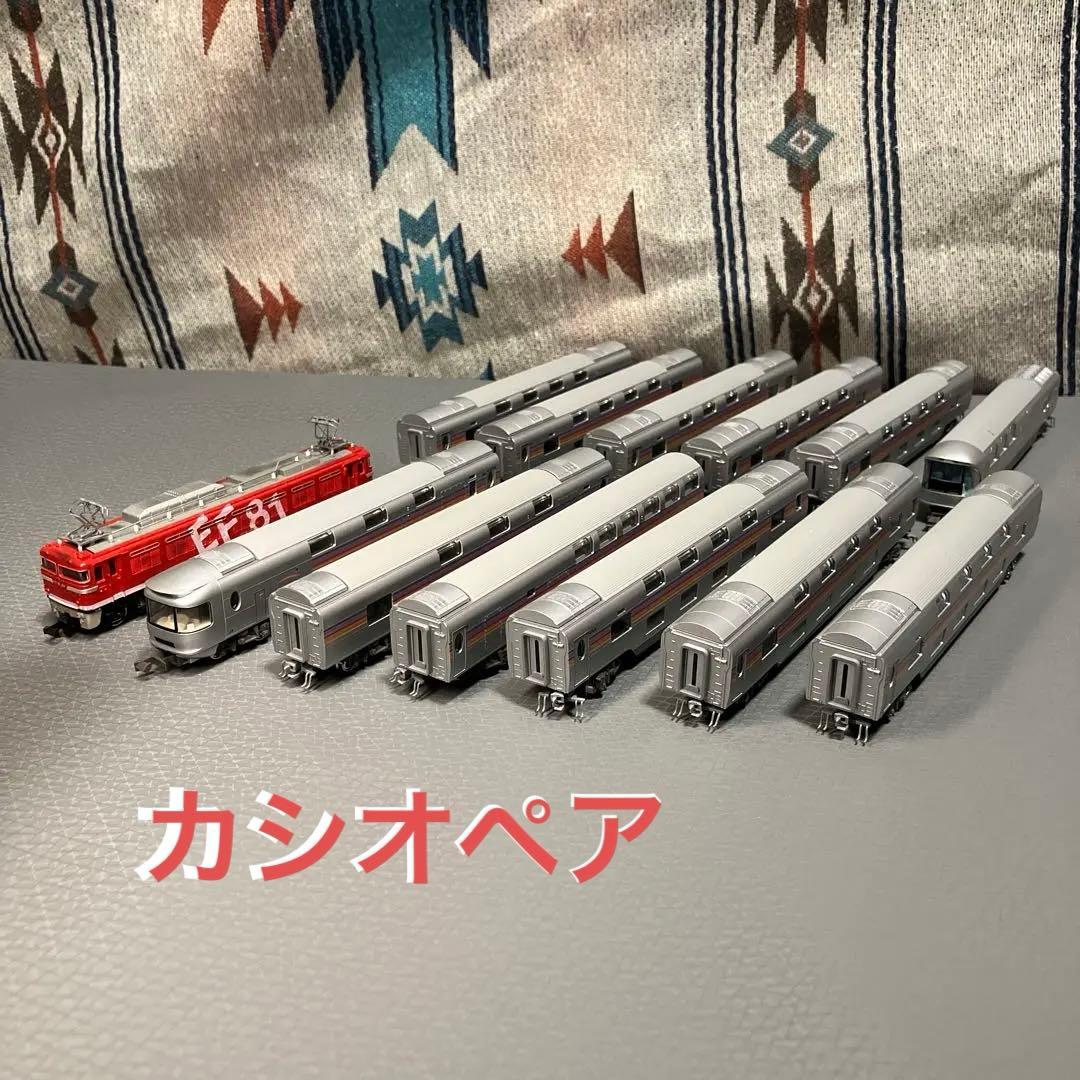 nゲージ ジャンク　カシオペア　ef81 e26系 12両＋ef81