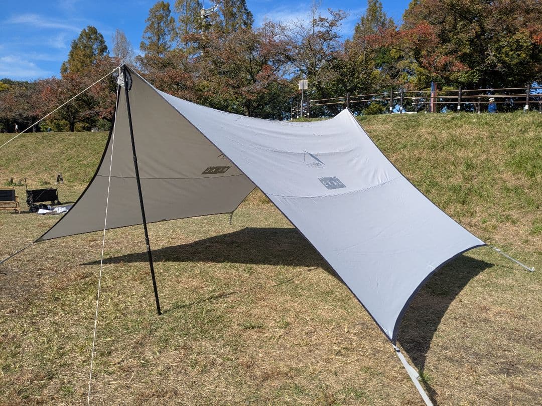 テンマクデザイン　焚火タープTCコネクトヘキサ×TINY GARDEN EKAL