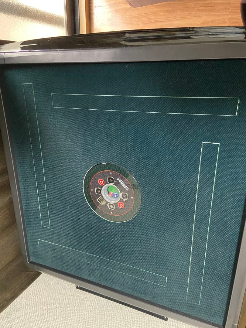 全自動麻雀用テーブル 緑色 正方形