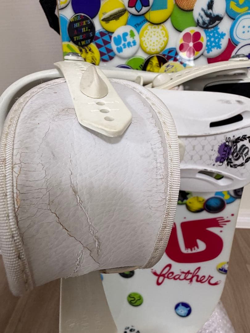 Burton Featherスノーボード144 セット　サロモン　ケース付き