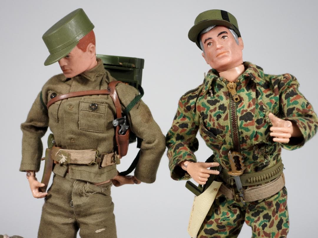 当時物1960年代 タカラコンバットジョーCOMBATJOE 3体セットおもちゃ