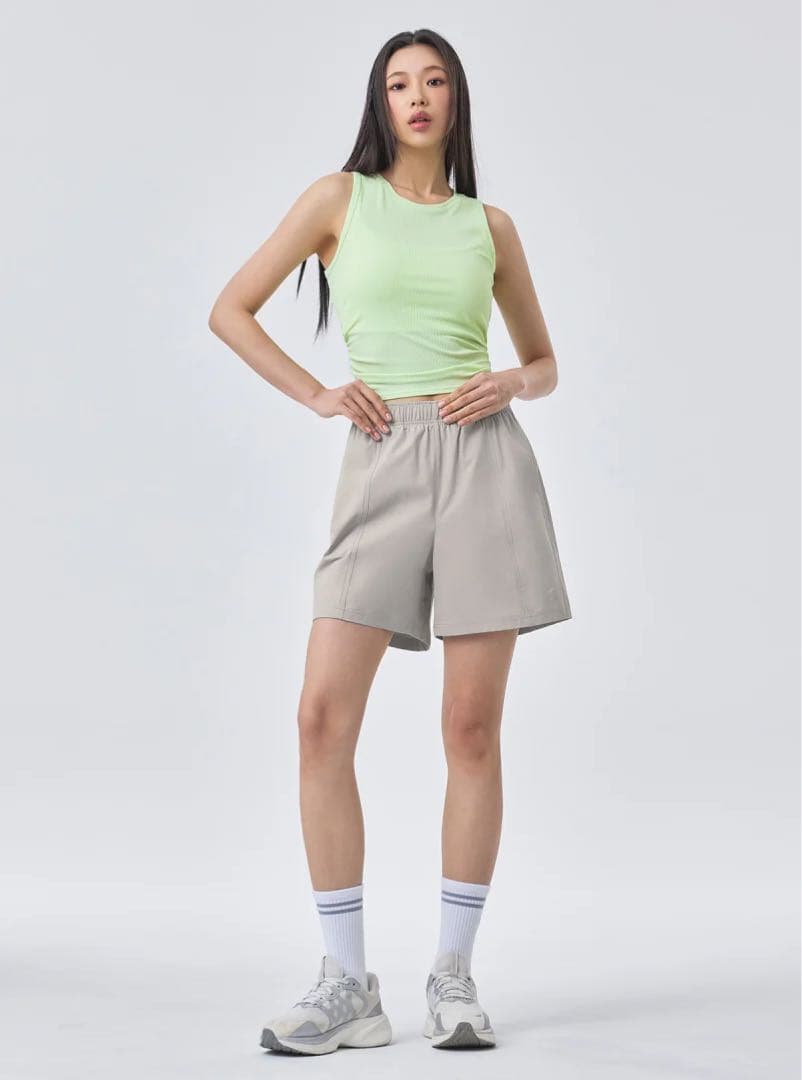 オールウェイズ パーフェクト ストレッチ ショートパンツ 4分丈