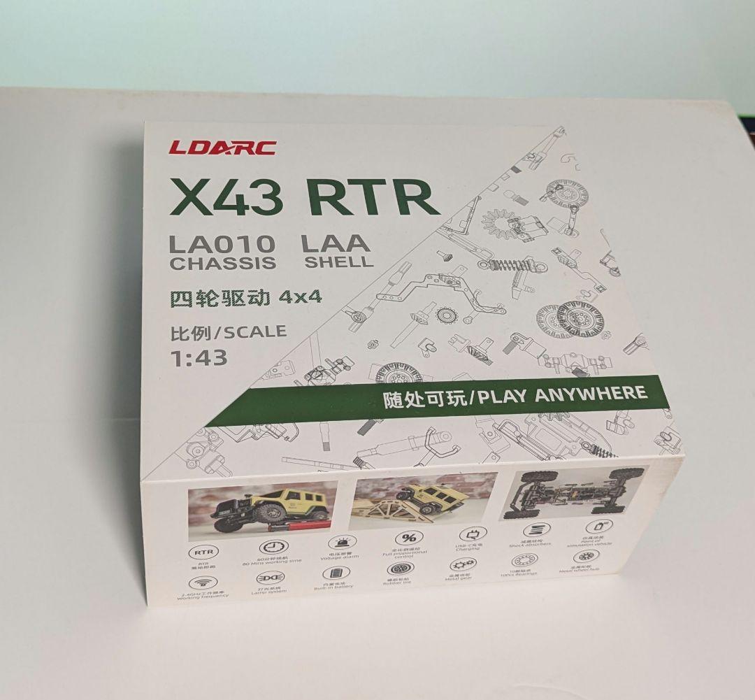 LDARC X43 RTR ミニクローラー　ホワイト ラジコン