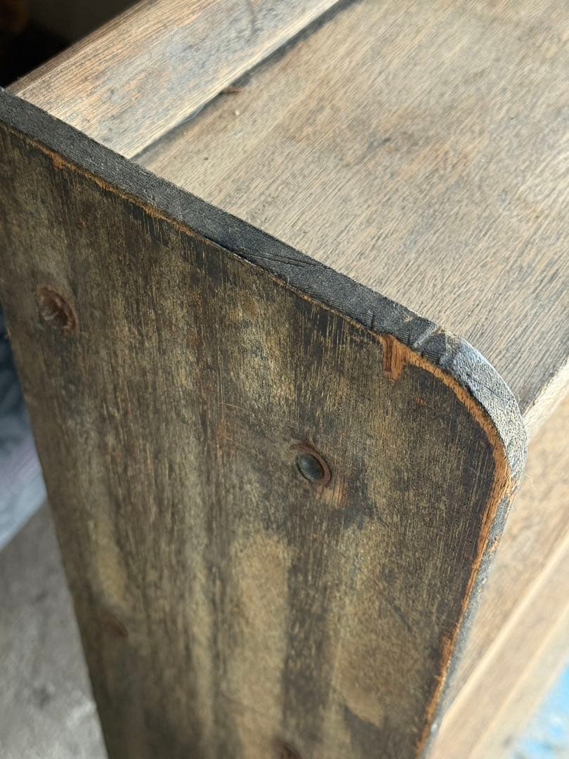 昭和レトロ4段木製ラック現地受取値引き可