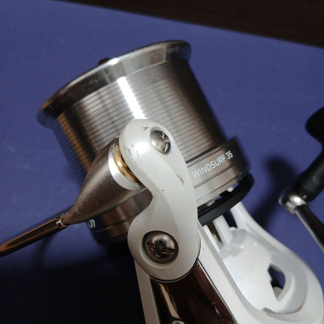 ダイワ　17 ウインドサーフ 35　太糸　スプール２個　細糸他　セット