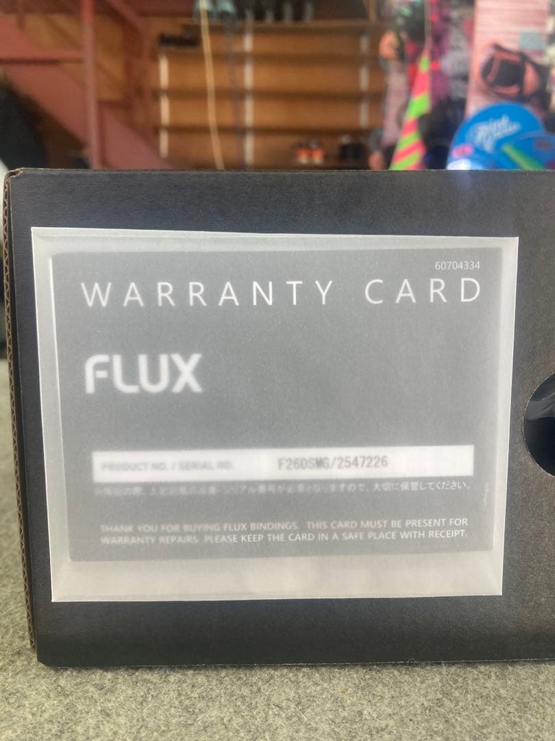 ✳︎最新モデル✳︎ FLUX F26DSMG ビンディング サイズM チャコール