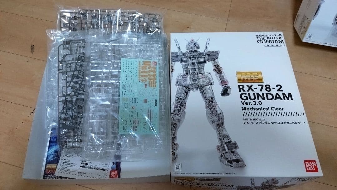 機動戦士ガンダム展限定　ガンダム&ザクII　メカニカルクリア　ガンプラ3セット