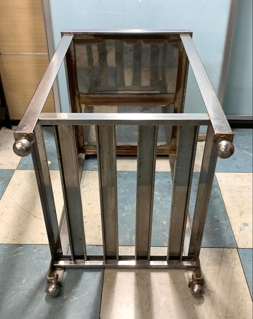 業務用ステンレス作業台 高さ950㎜×幅500㎜×奥行600㎜ バックガード付