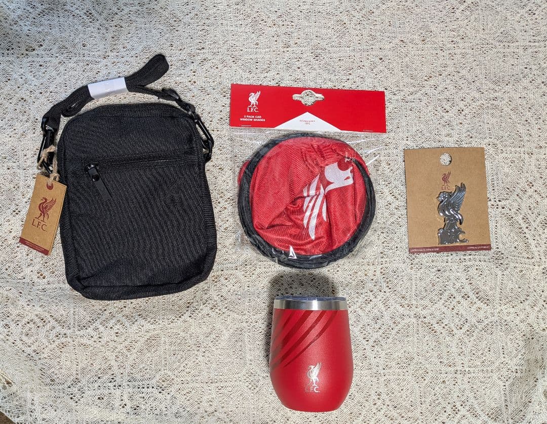 オマケ付■リヴァプール タンブラー バッグ カーシェード エンブレム 4点